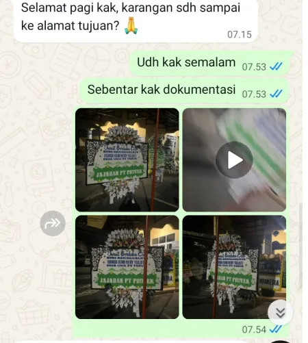 Pengiriman Papan Bunga Selamat GOR Samarinda